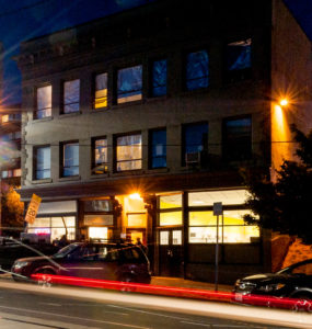 Photo of Nightwatch building at night